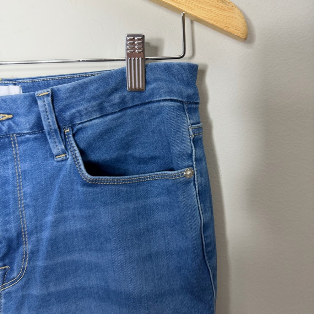 FRAME Denim Jeans Le Crop Mini boot Bootcut Raw hem Size 32 - Picture 5 of 11